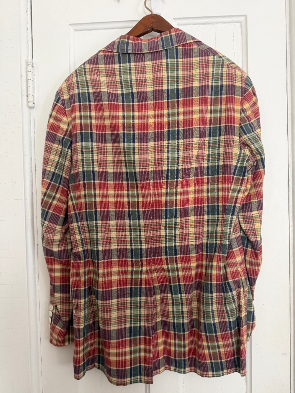 Vintage Polo Madras Sportcoat